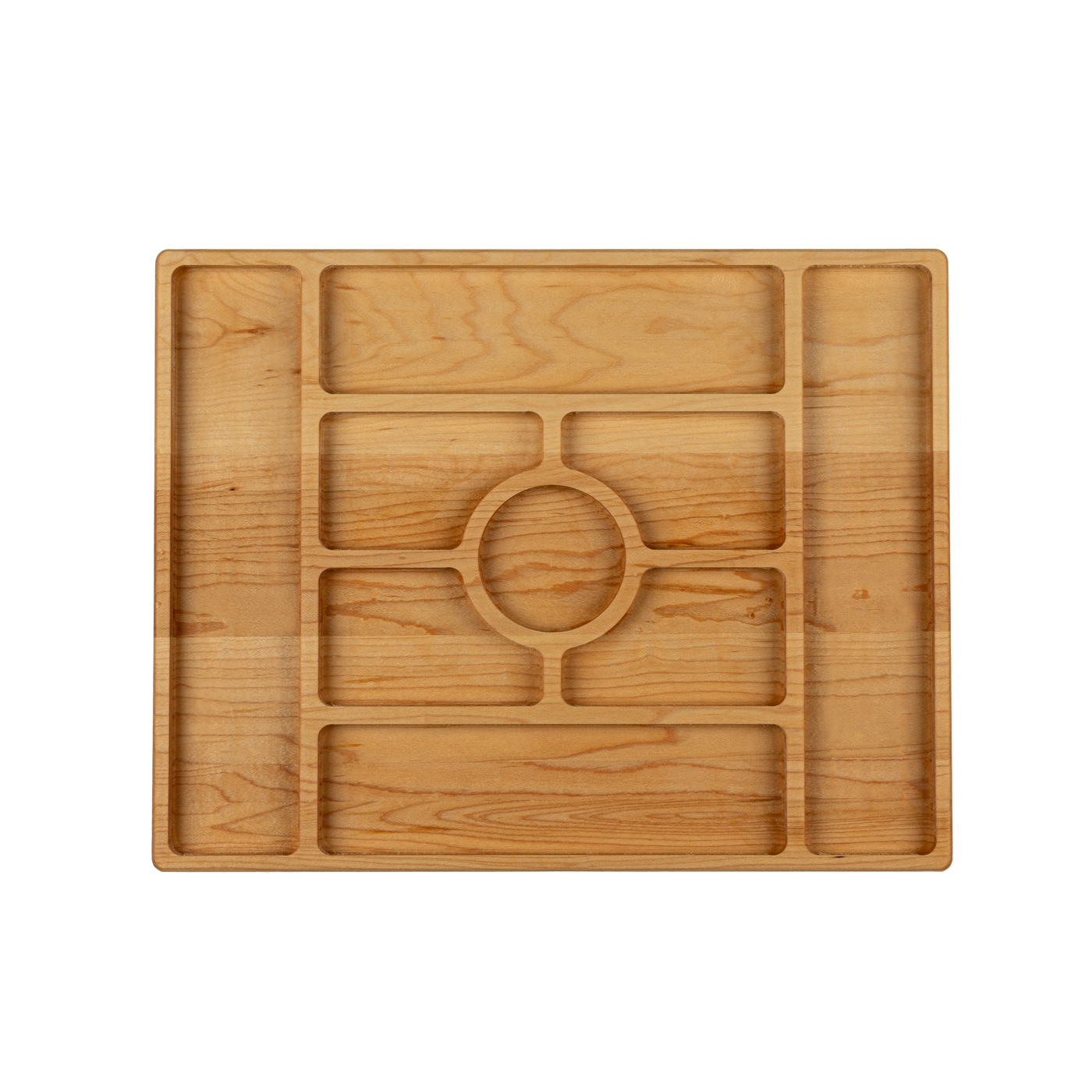 Maple - CHA14 - Charcuterie Board with Compartments 14"x11"x3/4"