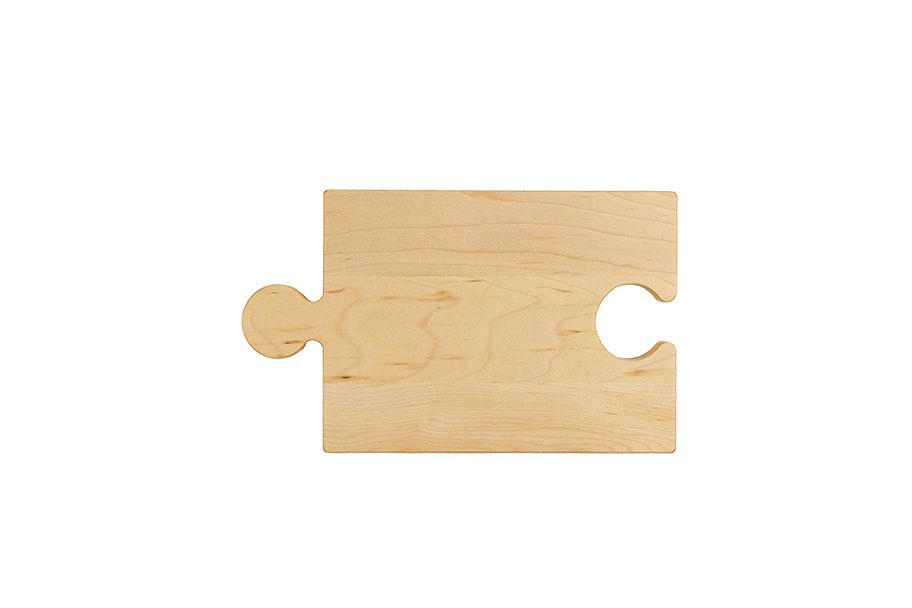 Érable - P10 - Pièce de Puzzle en Érable 10-1/2''x6-1/2''x3/4''