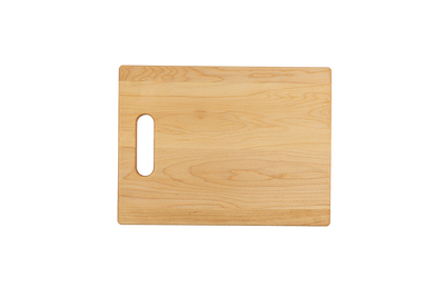 Maple - IH12 - Small Cutting Board with Cutout Handle 12''x9''x3/4''