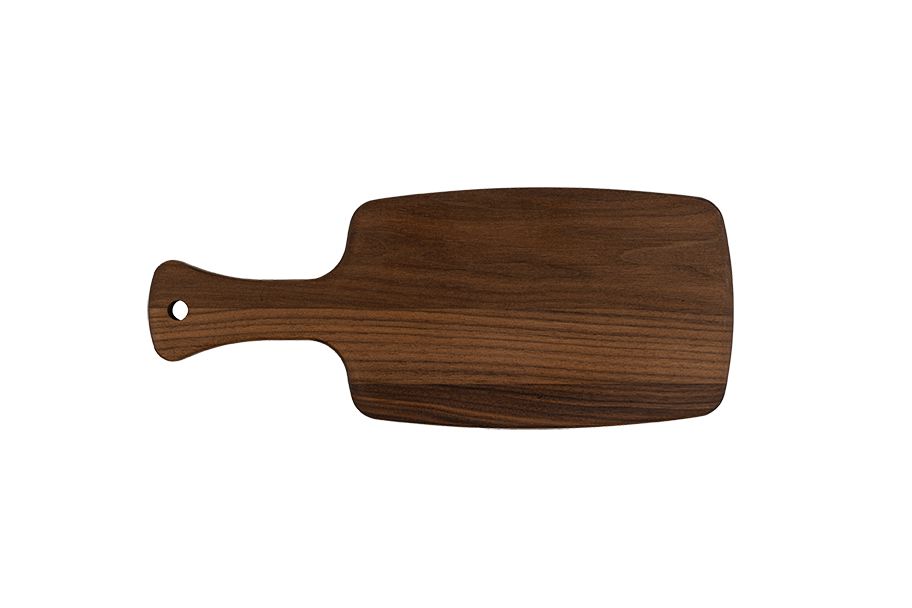 Walnut - OH14 - Small Service Board with Handle 14-1/2''x6''x3/4''