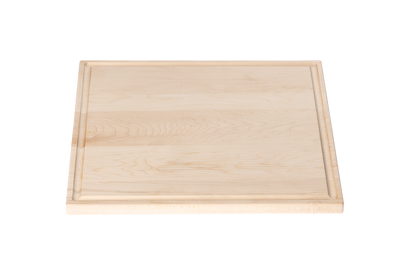 Maple - MSQG14 - Square Maple Cutting Board with Juice Groove 14-1/4''x14-1/4''x3/4''