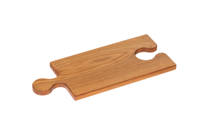 Cherry - CPOH18 - Puzzle Serving Board with Hooked Handle 18''x7-1/2''x3/4''
