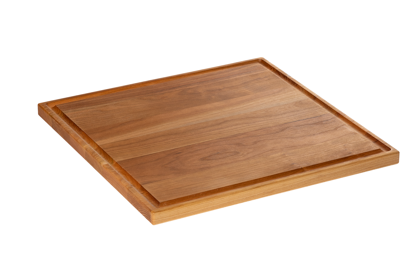 Cherry - SQG14 - Square Cutting Board with Juice Groove 14-1/4''x14-1/4''x3/4''
