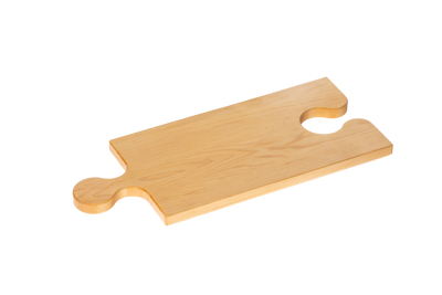Maple - MPOH18 - Puzzle Serving Board with Hooked Handle 18''x7-1/2''x3/4''