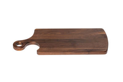Walnut - WCOH18 - Serving Board With Curved Handle 18''x7-1/2''x3/4''